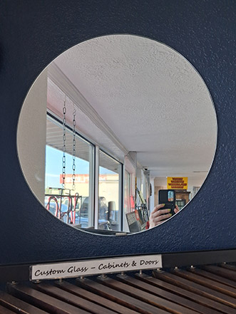 round custom mirror